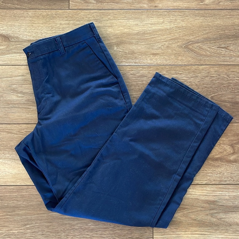 36x32 Aramark Authentic Navy Pants with Stretch Waistband
